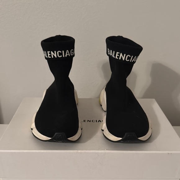 Balenciaga Black Sock Sneakers - Picture 5 of 5